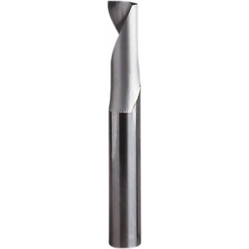 Seco Tools 6mm, 20mm LOC, 6mm Shank Diam, 65mm OAL, 1 Flute, Solid Carbide Square End Mill Single End, Uncoated, Spir...